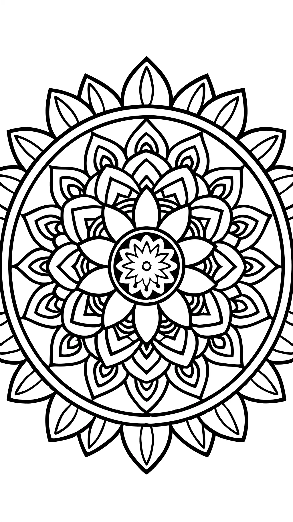 coloring pages of a circle